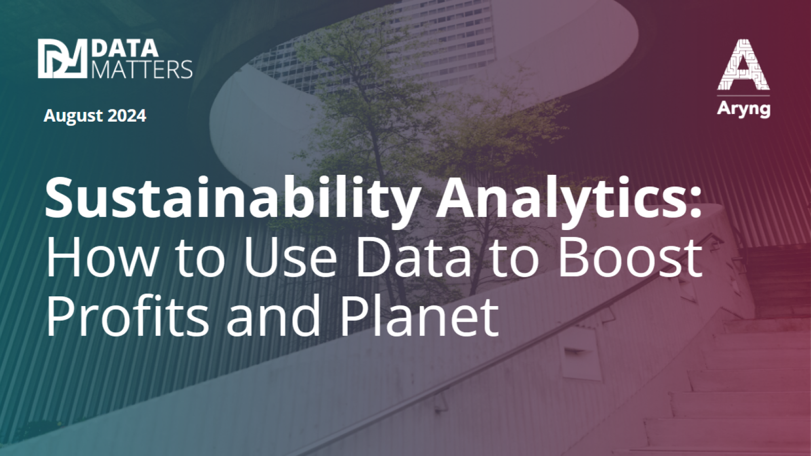 sustainability analytics tree in building foyer